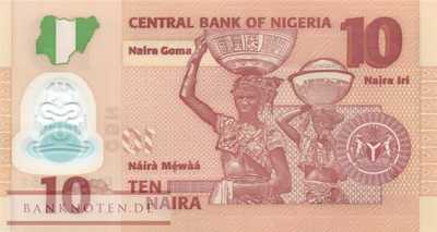 Nigeria - 10  Naira (#039i-U1_UNC)