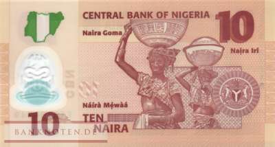 Nigeria - 10  Naira (#039k_UNC)