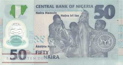 Nigeria - 50  Naira (#040d_UNC)