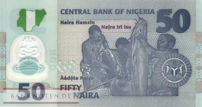 Nigeria - 50  Naira (#040h_UNC)