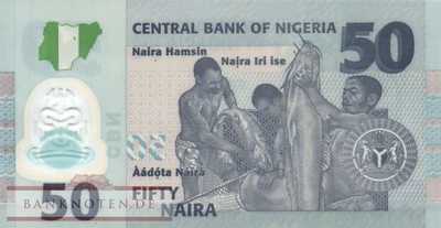 Nigeria - 50  Naira - Replacement (#040jR_UNC)
