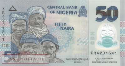Nigeria - 50  Naira (#040j_UNC)