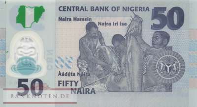 Nigeria - 50  Naira (#040o_UNC)