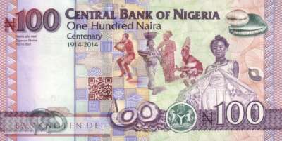Nigeria - 100  Naira - Replacement (#041cR_UNC)