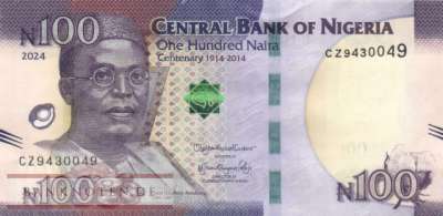 Nigeria - 100  Naira (#041e_UNC)