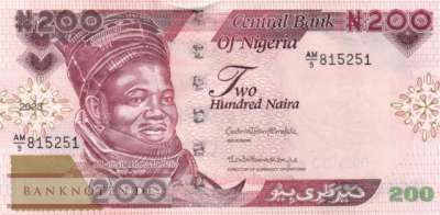 Nigeria - 200  Naira (#047b-2_UNC)