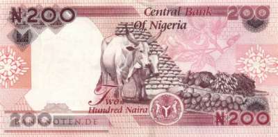 Nigeria - 200  Naira (#047c-2_UNC)
