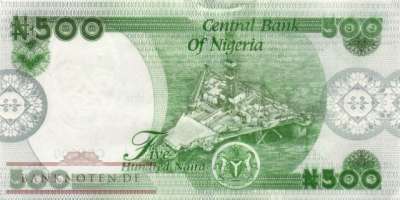 Nigeria - 500  Naira (#048c_UNC)