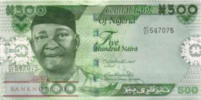 Nigeria - 500  Naira (#048c_UNC)