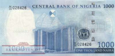 N - 1.000  Naira (#049c_UNC)