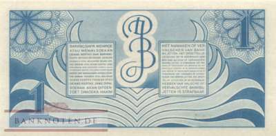Netherlands Indies - 1  Gulden (#098_UNC)