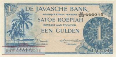 Netherlands Indies - 1  Gulden (#098_UNC)