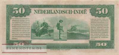 Niederländisch Indien - 50  Gulden (#116a_VF)