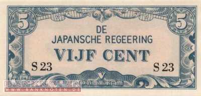 Niederländisch Indien - 5  Cents (#120a_UNC)