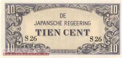 Netherlands Indies - 10  Cents (#121a_UNC)