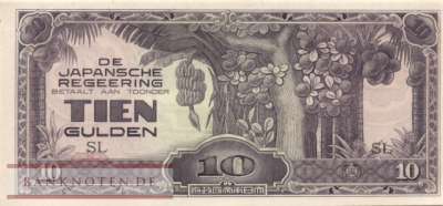 Netherlands Indies - 10  Gulden (#125c_UNC)