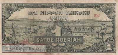 Niederländisch Indien - 1  Roepiah (#129a_F)