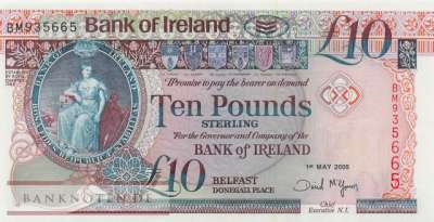 Nordirland - 10  Pounds (#079Ab_UNC)