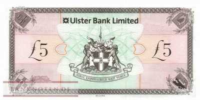 Northern Ireland - 5  Pounds (#340b_UNC)