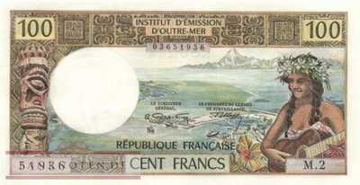 Neu Kaledonien - 100  Francs (#063b_UNC)