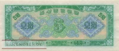 Nordkorea - 5  Won (#014_AU)