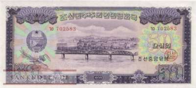 Nordkorea - 50  Won (#016_UNC)