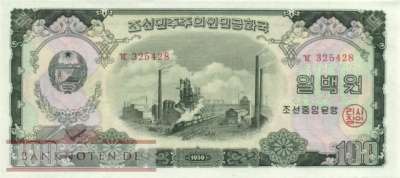 Nordkorea - 100  Won (#017_UNC)