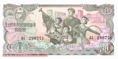 Nordkorea - 1  Won (#018b_UNC)