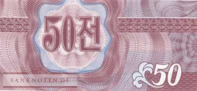 Nordkorea - 50  Chon (#026-2_UNC)