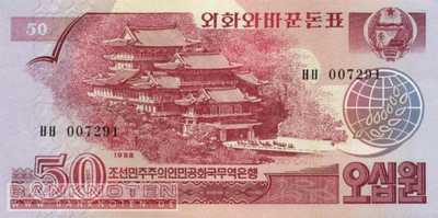 Nordkorea - 50 Won (#038_UNC)