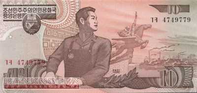 Nordkorea - 10  Won (#041a-98-2_UNC)