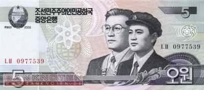 Nordkorea - 5 Won (#058_UNC)