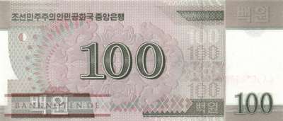 Korea North - 100  Won (#061-2_UNC)