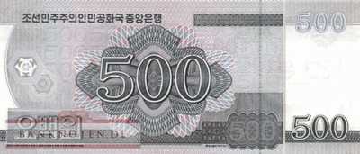 Nordkorea - 500  Won - SPECIMEN (#063-2S_UNC)