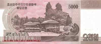 Korea North - 5.000  Won - SPECIMEN (#066a-1S_UNC)