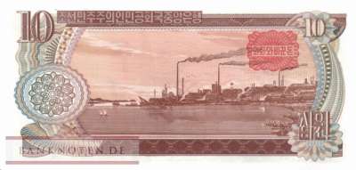 Nordkorea - 10  Won - 55Jahre Workers Party (#CS05c-2_UNC)