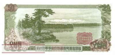Korea North - 50  Won - 90 years Suns Day (#CS08Dc-2_UNC)