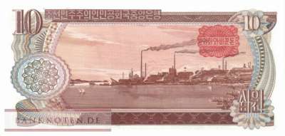 Korea North - 10  Won - 60 years Kim Jong Il (#CS08Gc_UNC)