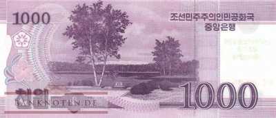 Nordkorea - 1.000  Won - 70 Jahre Nordkorea (#CS21_UNC)