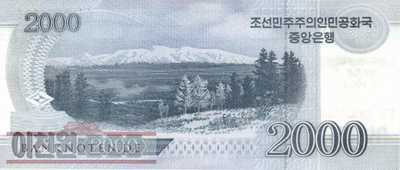 Nordkorea - 2.000  Won - 70 Jahre Nordkorea (#CS22_UNC)