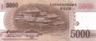 Nordkorea - 5.000  Won - 70 Jahre... (#CS23_UNC)