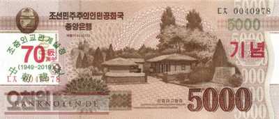 Nordkorea - 5.000  Won - 70 Jahre... (#CS23_UNC)