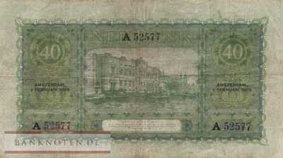 Niederlande - 40  Gulden (#037-230201_F)