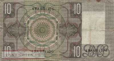 Niederlande - 10  Gulden (#049-39_VG)