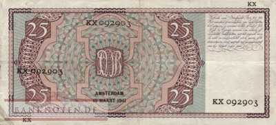 Niederlande - 25  Gulden (#050a-41_VF)