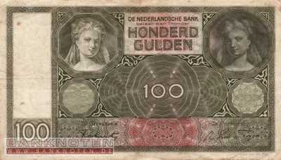 Netherlands - 100  Gulden (#051c-42_F)
