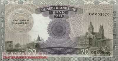 Netherlands - 20  Gulden (#054-41_UNC)