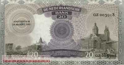 Netherlands - 20  Gulden (#054-41_XF)