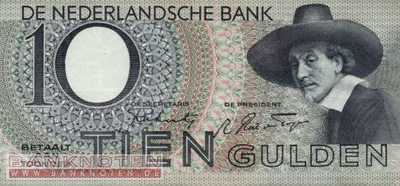 Netherlands - 10  Gulden (#059-43_XF)