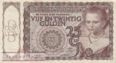 Niederlande - 25  Gulden (#060-43_VF)
